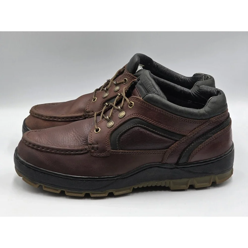 STREETCARS Women's Leather Lace-Up Brown Ankle‎ Boots Shoes Size 10.5